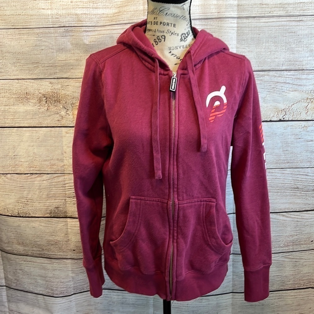Peloton Hoodie Sweatshirt Full Zipper Logo Size Small